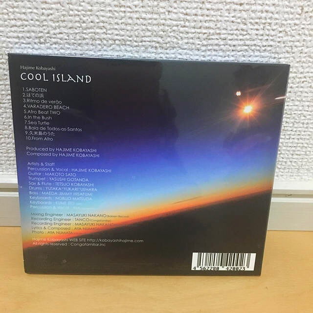 【CD新品未使用】COOL ISLAND／Hajime Kobayashi エンタメ/ホビーのCD(ポップス/ロック(邦楽))の商品写真