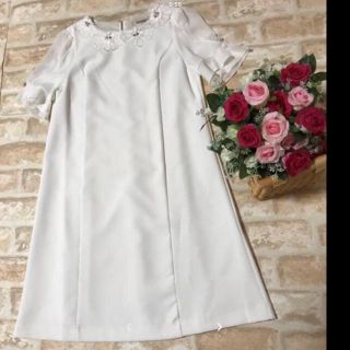 ミッシュマッシュ(MISCH MASCH)の大特価❗️美デザイン❗️ワンピ❗️ドレス❗️結婚式❗️二次回(ひざ丈ワンピース)