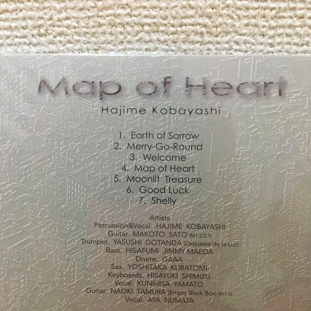 【CD新品未使用】Map of Heart／Hajime Kobayashi エンタメ/ホビーのCD(ポップス/ロック(邦楽))の商品写真