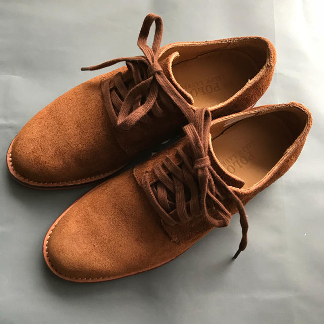 わらず POLO RALPH LAUREN - ポロラルフローレン スウェード靴の通販
