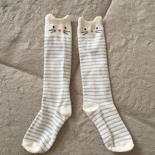 ベビーギャップ(babyGAP)のbaby GAP ニーハイ猫靴下 4-5yrs(靴下/タイツ)