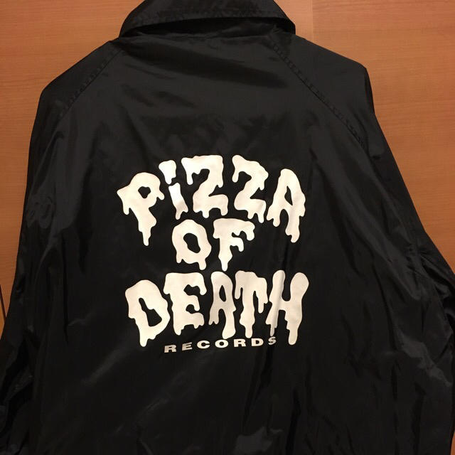 HIGH!STANDARD(ハイスタンダード)のpizza of death コーチジャケット Lサイズ メンズのジャケット/アウター(ナイロンジャケット)の商品写真