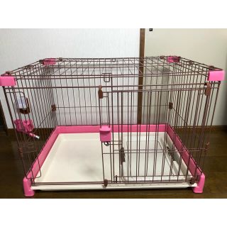 リッチェル(Richell)の犬 ケージ リッチェル お掃除簡単サークル 屋根付き(かご/ケージ)