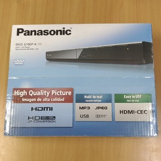 パナソニック(Panasonic)のパナソニック リージョンフリーDVDプレーヤー 全世界のDVDが視聴可能 (DVDプレーヤー)