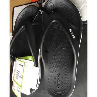 クロックス(crocs)のTommy様専用★新品★クロックス バヤバンド フリップ 26cm 黒(サンダル)