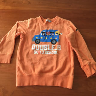 ダブルビー(DOUBLE.B)のミキハウス ダブルB長袖トレーナー110cm(Tシャツ/カットソー)