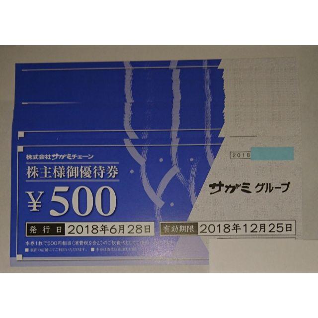 サガミ　株主優待券 15000円分(500円×30枚)のサムネイル