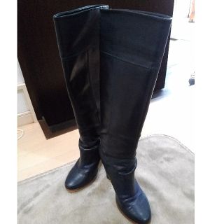 オロネロ(OroNero)のOroNero ロングブーツ　中古 navy(ブーツ)