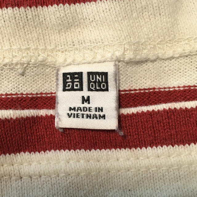 UNIQLO(ユニクロ)のUNIQLO ボートネック ボーダーカットソー レディースのトップス(Tシャツ(長袖/七分))の商品写真