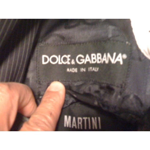 DOLCE&GABBANA(ドルチェアンドガッバーナ)の☆DOLCE&GABBANA ピークドラペルシャドウストライプ1Ｂ 4４  メンズのスーツ(セットアップ)の商品写真