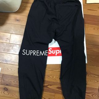 Supreme - supreme ナイロンパンツ 確実正規品 黒S シュプリーム ロゴ