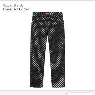 シュプリーム(Supreme)の32 dot supreme 18aw work pant ワークパンツ ドット(ワークパンツ/カーゴパンツ)