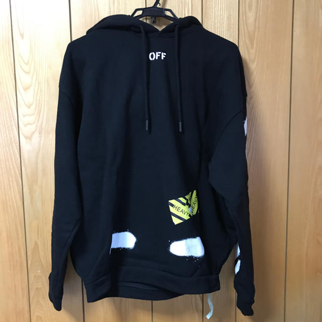 OFF-WHITE SPRAY DIAGONALS ZIP HOODIEパーカー