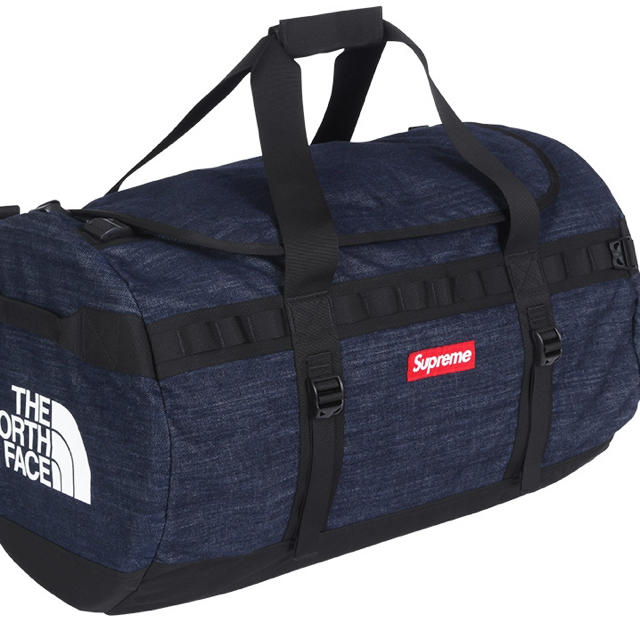 Supreme(シュプリーム)のSupreme 15ss TNF denim duffle bag メンズのバッグ(ドラムバッグ)の商品写真