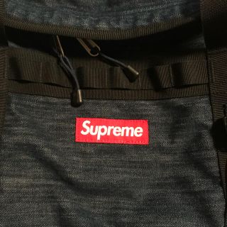 シュプリーム(Supreme)のSupreme 15ss TNF denim duffle bag(ドラムバッグ)