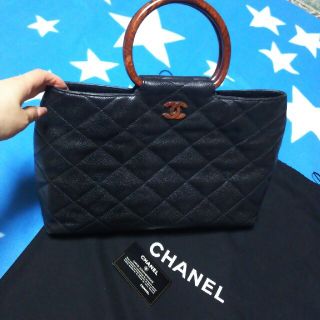 シャネル(CHANEL)のCHANELキャビアスキンハンドルトート(トートバッグ)