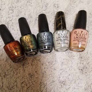 オーピーアイ(OPI)のzenckk様専用！OPI ネイルラッカー　ネイルラッカーGL　ネイルセット5点(マニキュア)