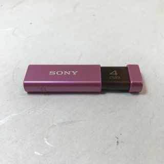 ソニー(SONY)のソニー ノック式 USBメモリ 4GB(PC周辺機器)