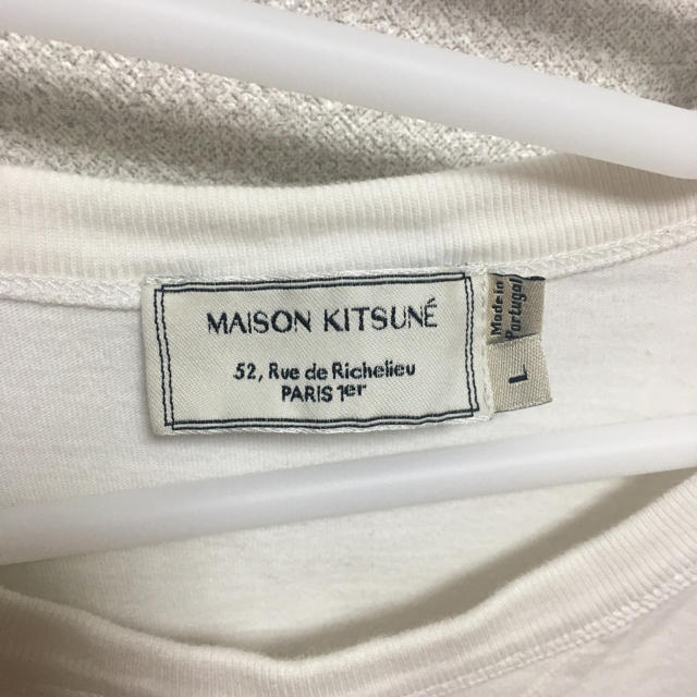 MAISON KITSUNE'(メゾンキツネ)のMAISON KITSUNE モコモコロゴTシャツ レディースのトップス(Tシャツ(半袖/袖なし))の商品写真