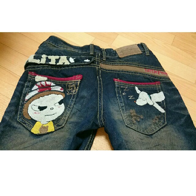 LOLITA JEANS☆Gパン☆デニム☆ロリータ☆バック刺繍