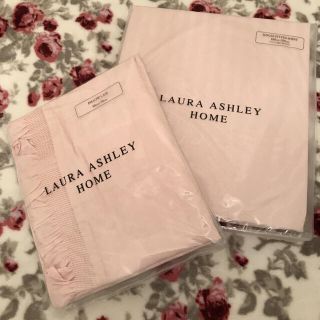 ローラアシュレイ(LAURA ASHLEY)のローラアシュレイ♡ シ－ツ&ピローケース♡プレーンドビー/ブラッシュ♡新品未使用(シーツ/カバー)