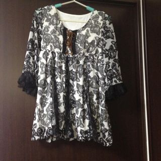 レースの薔薇柄チュニック♡(チュニック)