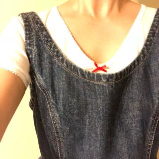 ミュウミュウ(miumiu)の最終お値下げ！miumiu denim one-piece(ミニワンピース)