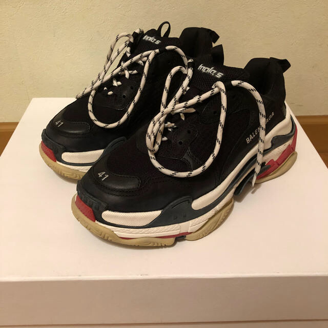 BALENCIAGA triple S 41 ノアール