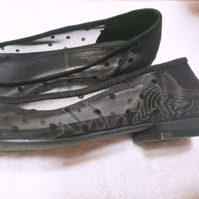 le reve vaniller(ル レーヴ ヴァニレ)のle reve vaniller シースルードットパンプス レディースの靴/シューズ(ハイヒール/パンプス)の商品写真