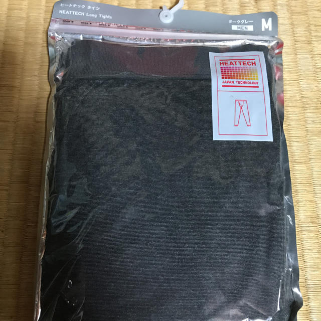 UNIQLO(ユニクロ)のヒートテック タイツ(MEN)ダークグレーM  メンズのレッグウェア(レギンス/スパッツ)の商品写真