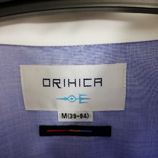 ORIHICA(オリヒカ)のウイングカラーシャツ　クレリックシャツ ブルー M-Regular　オリヒカ メンズのトップス(シャツ)の商品写真