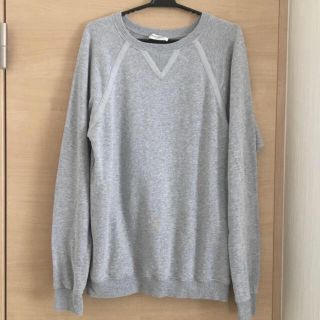 サンローラン(Saint Laurent)のサンローラン トレーナー グレー 美品 メンズM(Tシャツ/カットソー(七分/長袖))