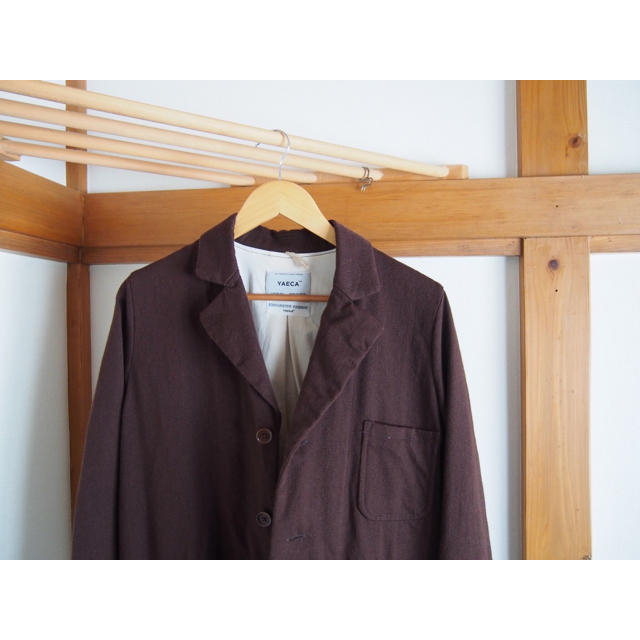 YAECA(ヤエカ)のYAECA◯WOMEN◯アトリエコート◯brown◯Mサイズ レディースのジャケット/アウター(ロングコート)の商品写真