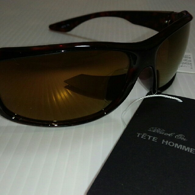 TETE HOMME(テットオム)の ひろつ様専用。Black on TETE HOMME スクエア バレル   メンズのファッション小物(サングラス/メガネ)の商品写真