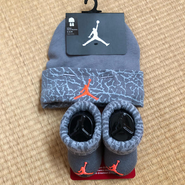 NIKE(ナイキ)の新品 ジョーダン ベビー セット キッズ/ベビー/マタニティのこども用ファッション小物(帽子)の商品写真