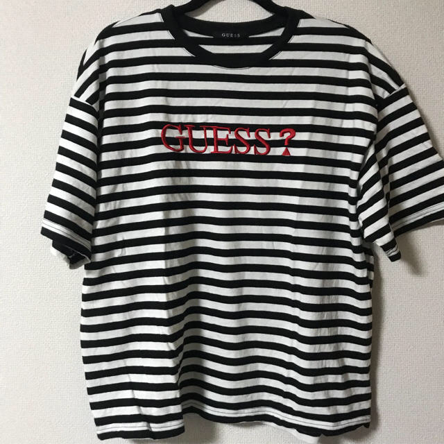 GUESS(ゲス)のGUESS×FREAK’S STORE/ビッグシルエット ボーダー半袖Tシャツ メンズのトップス(Tシャツ/カットソー(半袖/袖なし))の商品写真