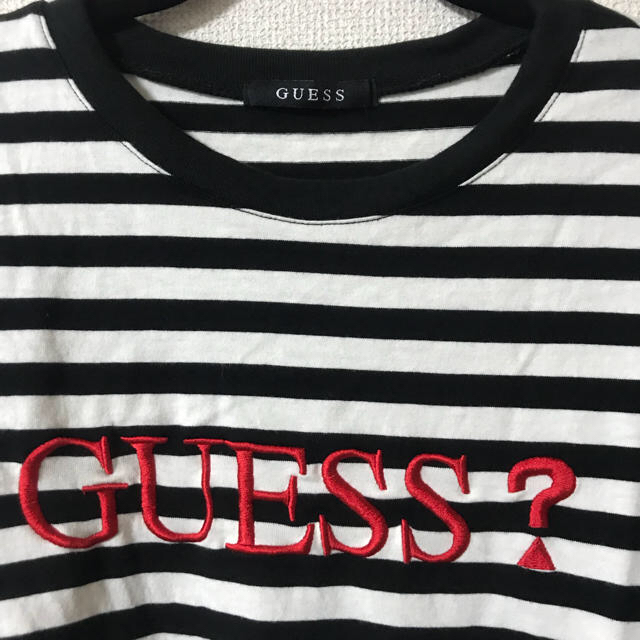 GUESS(ゲス)のGUESS×FREAK’S STORE/ビッグシルエット ボーダー半袖Tシャツ メンズのトップス(Tシャツ/カットソー(半袖/袖なし))の商品写真