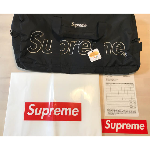 【新品未使用】Supreme Duffle Bag （黒）