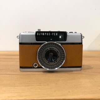 オリンパス(OLYMPUS)の【整備済・完動品】 OLYMPUS PEN EE-3 ブラウン(フィルムカメラ)