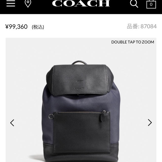 ♡ 値下げしました！coach メンズ レザーリュック ♡