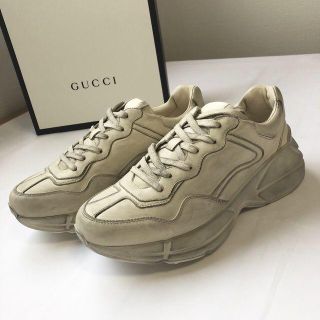 グッチ(Gucci)のぽん様専用 GUCCI グッチ スニーカー 激レア ゴールデンサイズ 26.5(スニーカー)