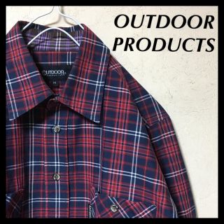 アウトドアプロダクツ(OUTDOOR PRODUCTS)のOUTDOOR PRODUCTS アウトドア プロダクツ 長袖シャツ チェック柄(シャツ)