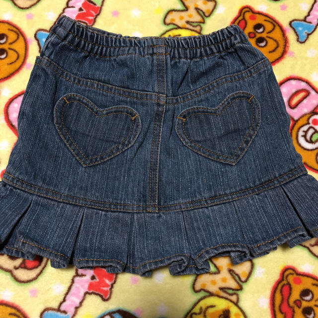 Skip Land(スキップランド)の（92）スキップランド デニムスカート 90 キッズ/ベビー/マタニティのキッズ服女の子用(90cm~)(スカート)の商品写真