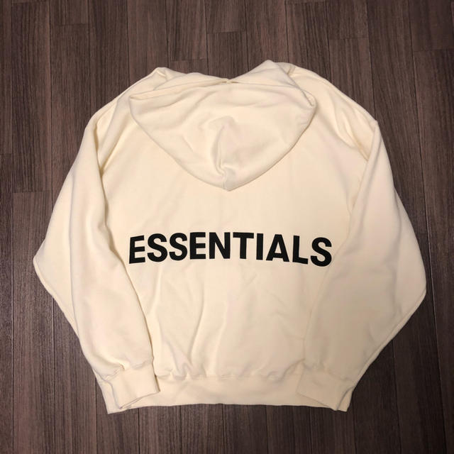 FEAR OF GOD - FOG Essentials パーカー クリーム Lサイズの通販 by