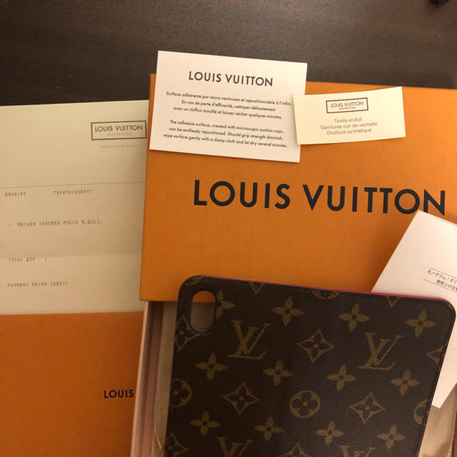 LOUIS VUITTON iPhoneX ケース モノグラム ピンク ヴィトン