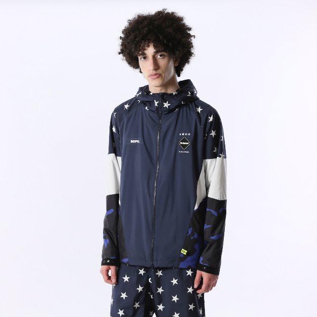 F.C.R.B.(エフシーアールビー)のFCRB MULTI PATTERN TRAINING JACKET ネイビーM メンズのジャケット/アウター(その他)の商品写真