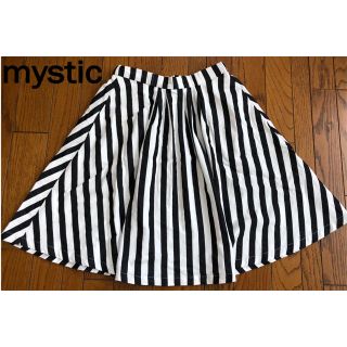 ミスティック(mystic)の【美品】mystic スカート(ひざ丈スカート)