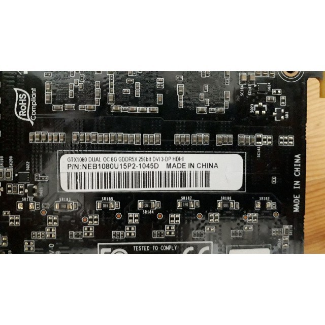 GeForce GTX 1080 Palit DUAL OC スマホ/家電/カメラのPC/タブレット(PCパーツ)の商品写真