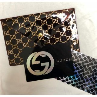 グッチ(Gucci)の新品未使用。グッチ ビニールケース&ポストカード(ポーチ)