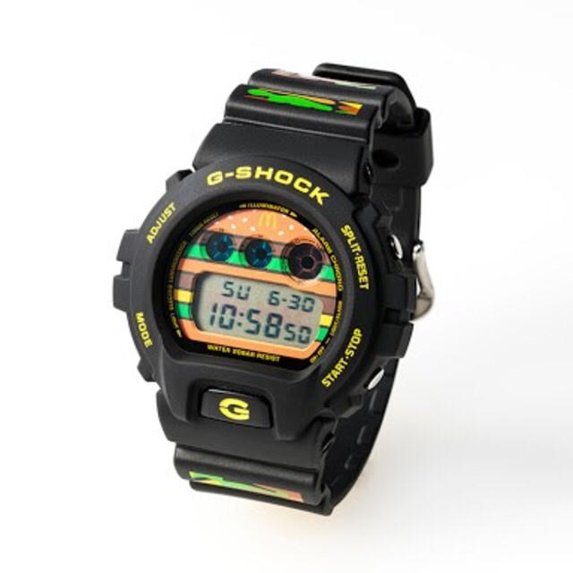 お手軽価格で贈りやすい BIG MAC G-SHOCK マクドナルド 腕時計(デジタル)